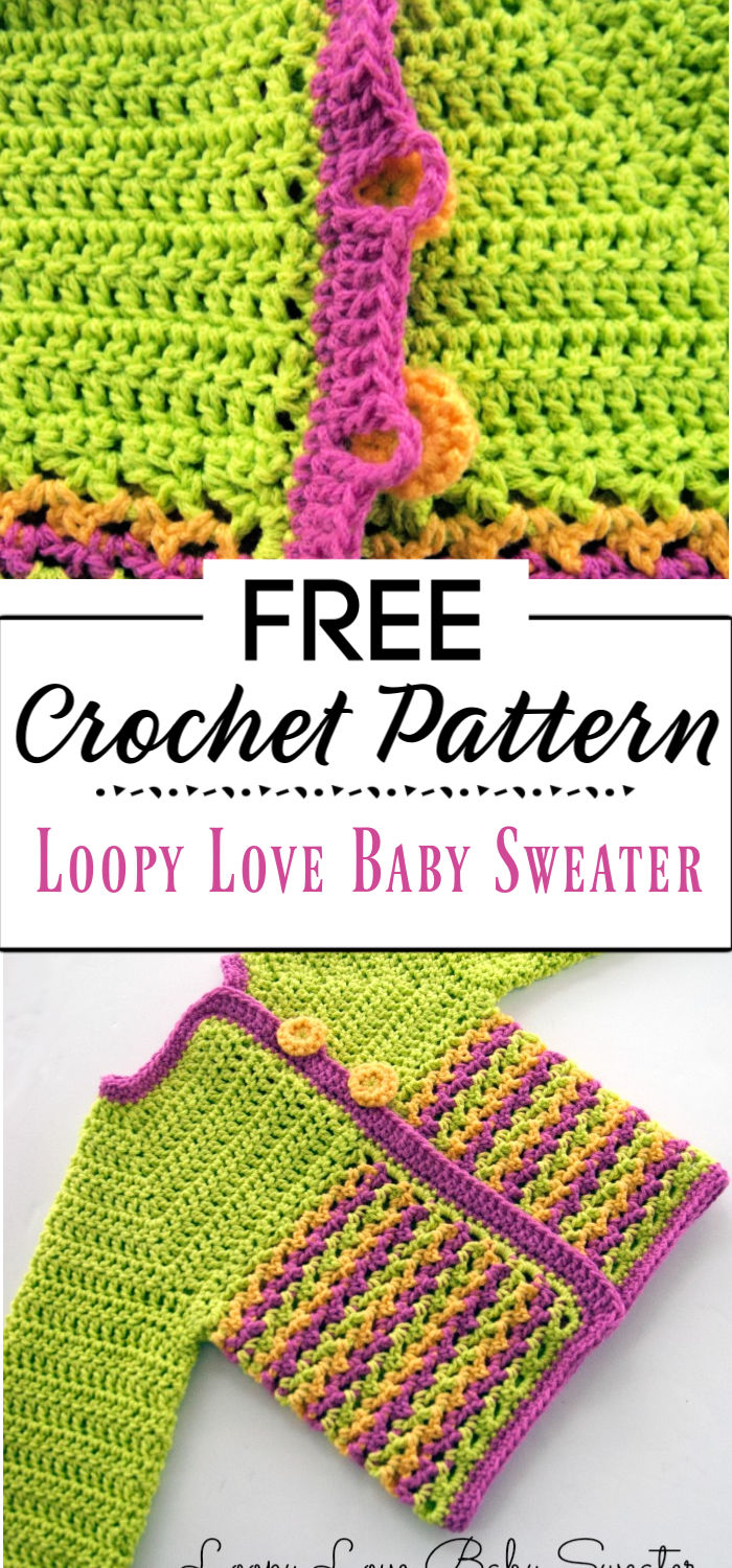 11 Free Crochet Baby Sweater Patterns Crochet With Patterns