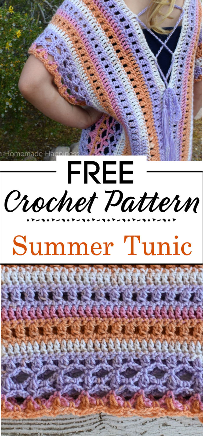 11 Tunic Tank Top Crochet Pattern Free - Crochet with Patterns