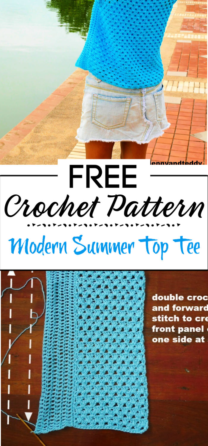 11 Tunic Tank Top Crochet Pattern Free - Crochet with Patterns