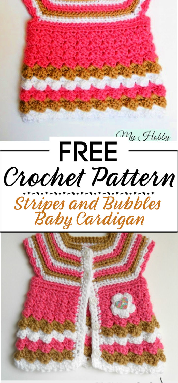 11 Free Crochet Baby Sweater Patterns - Crochet with Patterns