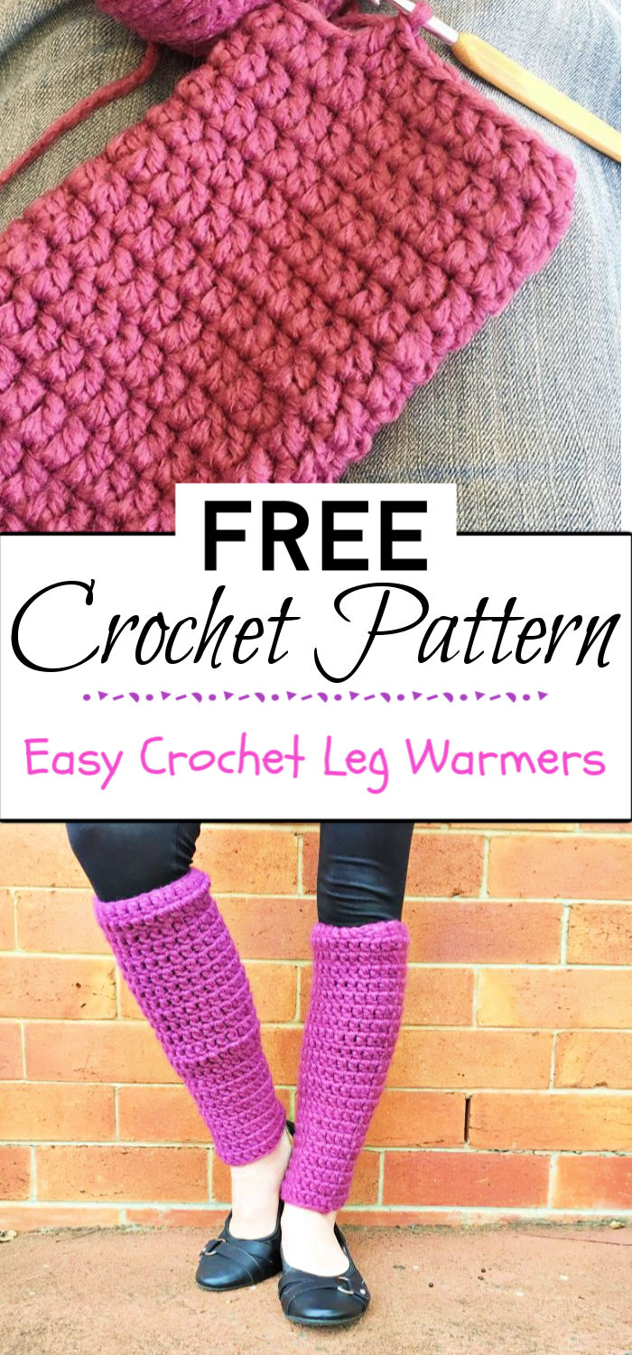 16 Free Crochet Leg Warmers Pattern Crochet With Patterns