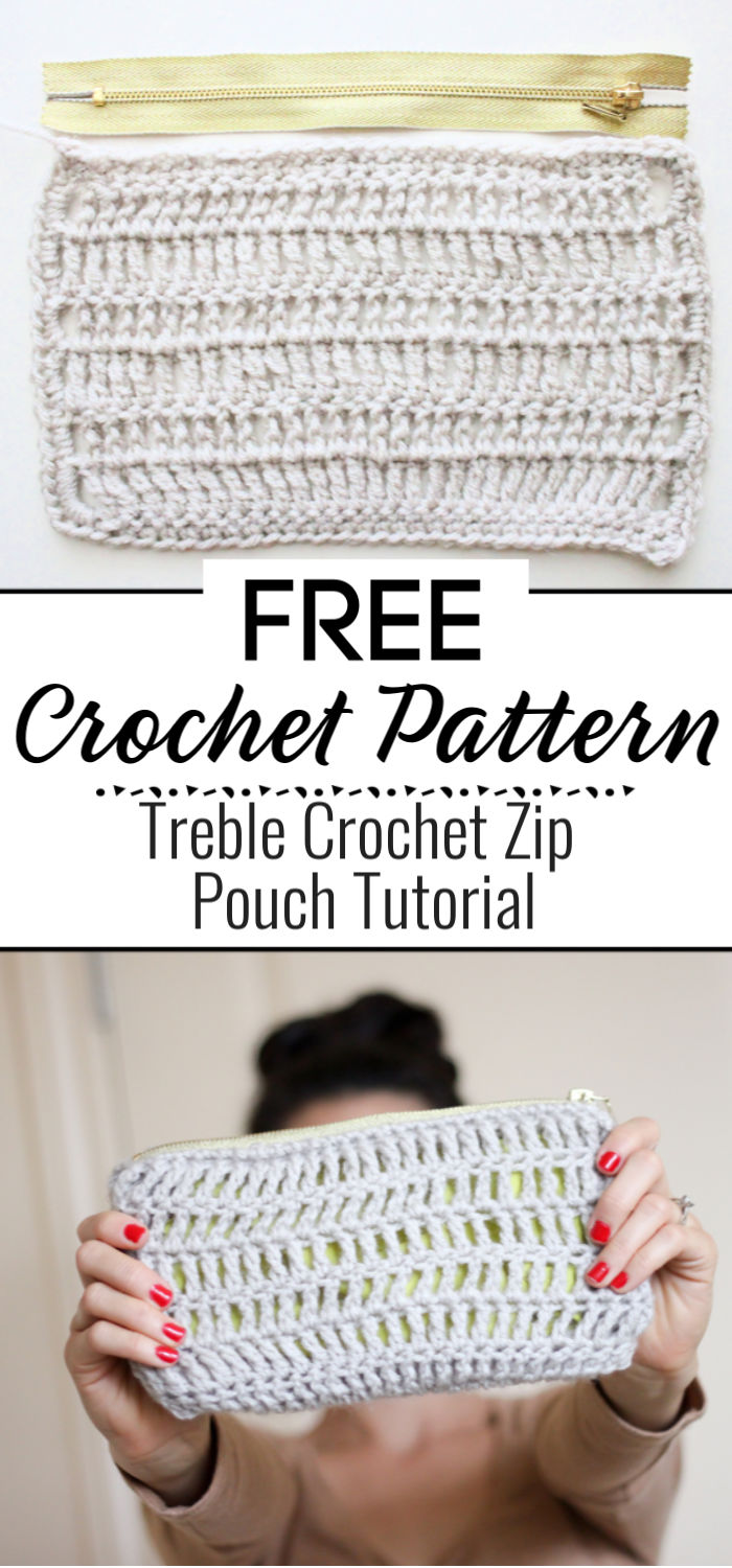 16 Crochet Zipper Pouch Pattern - Crochet with Patterns