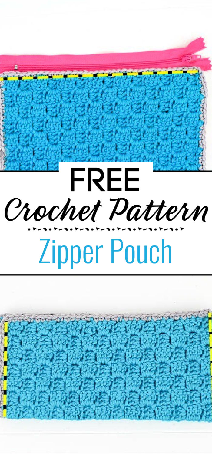 16 Crochet Zipper Pouch Pattern Crochet With Patterns