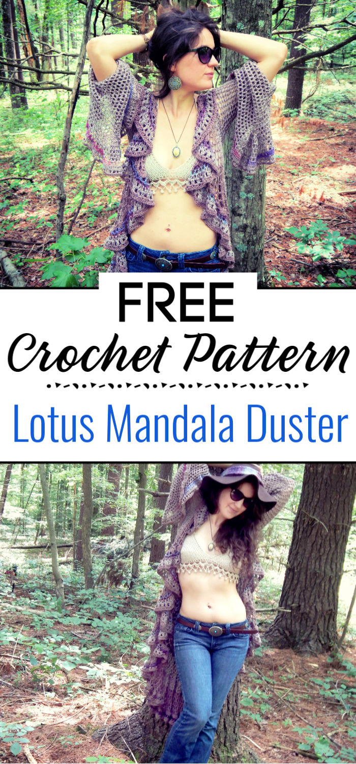 11 Crochet Circular Vest Jacket Free Patterns - Crochet with Patterns