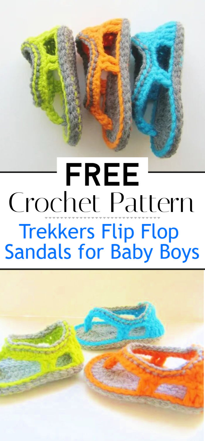 10 Crochet Baby Gladiator Sandals - Crochet with Patterns