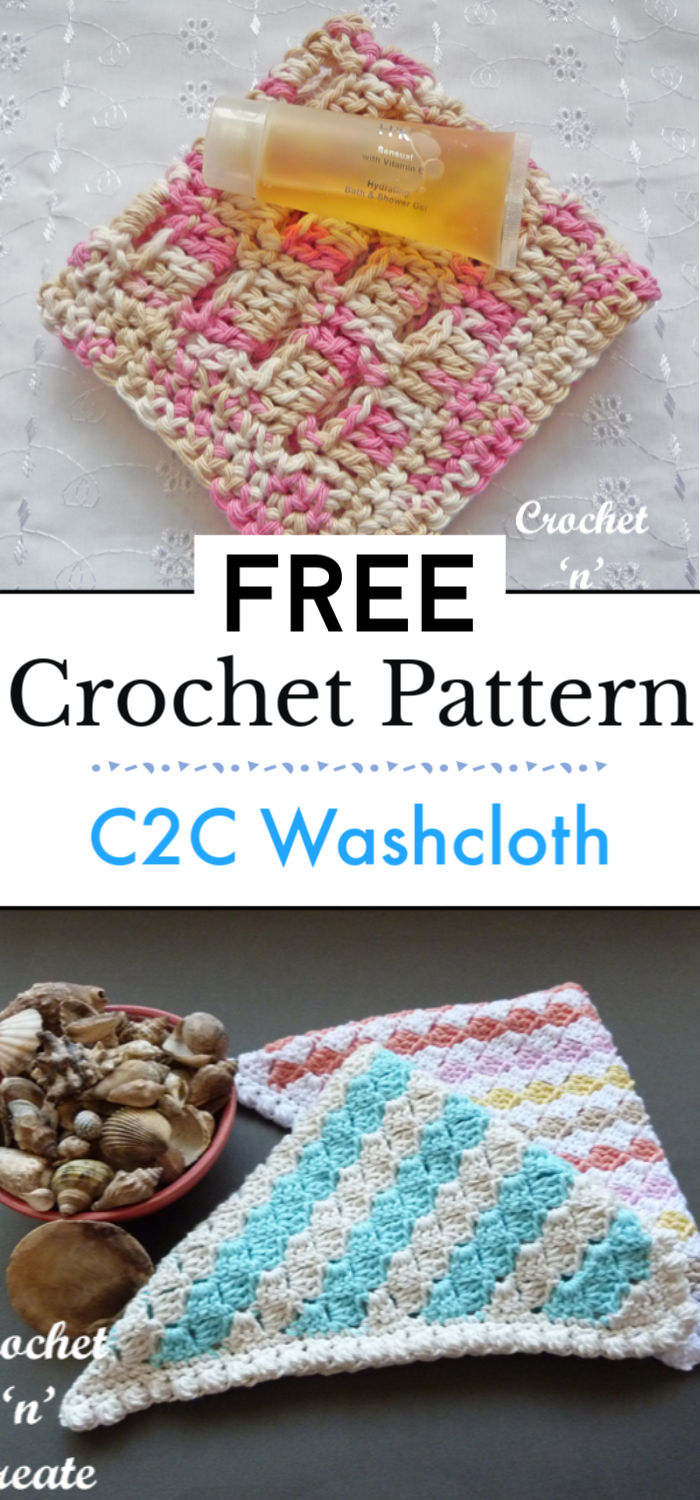 11 Crochet Washcloth Free Patterns - Crochet with Patterns